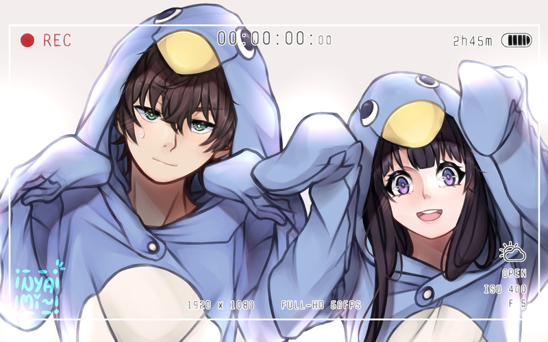 2K, Anime, Hyouka, Hōtarō Oreki, Eru Chitanda