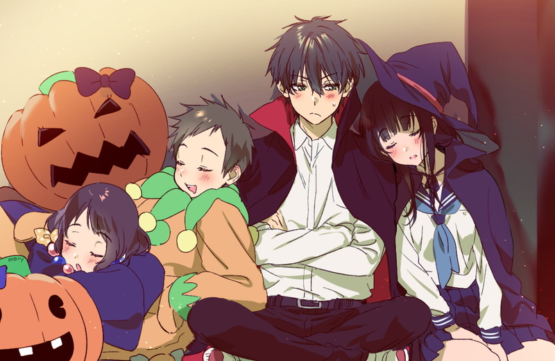 1080P, Hōtarō Oreki, Anime, Satoshi Fukube, Hyouka, Mayaka Ibara, Eru Chitanda