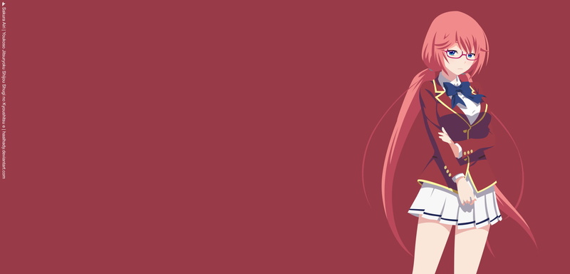 Classroom of the Elite, Airi Sakura, Glasses, Anime, 1080P