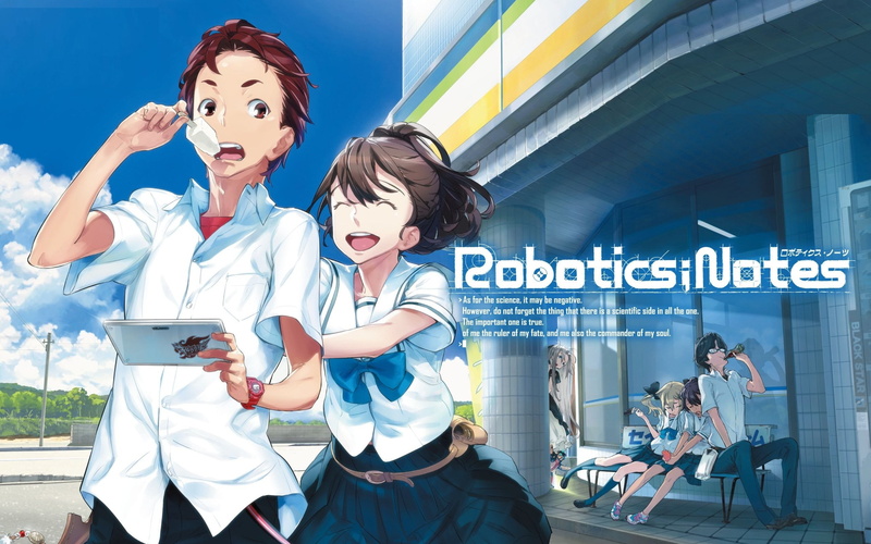 Hidaka Subaru, Yashio Kaito, Daitoku Junna, Yukifune Airi, Robotics;Notes, anime, 2K, Koujiro Frau