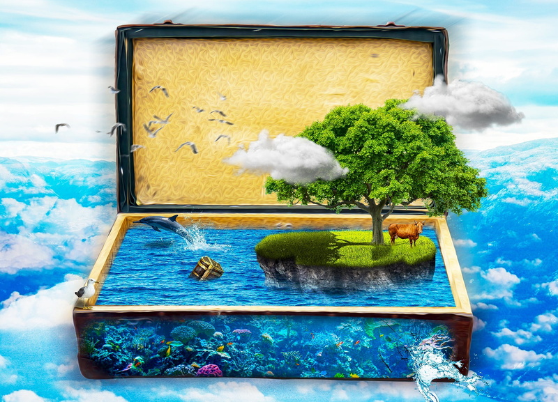 1080P, window, wood - material, tropical, resort, building exterior, sky, luxury, no one, travel, hotel, ocean, plant, tree, blue, outdoors, nature, beach