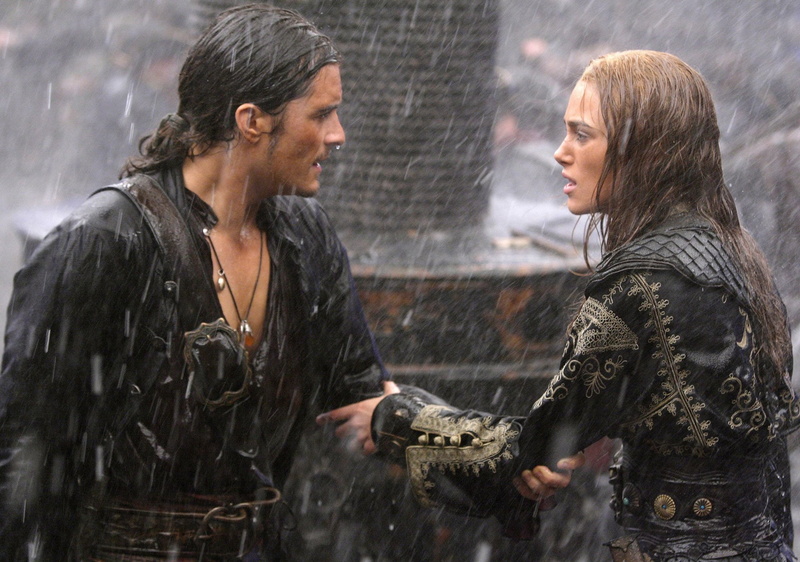 Keira Knightley, Pirates Of The Caribbean, Will Turner, Orlando Bloom, Elizabeth Swann, Pirates Of The Caribbean: At Worlds End, 1080P