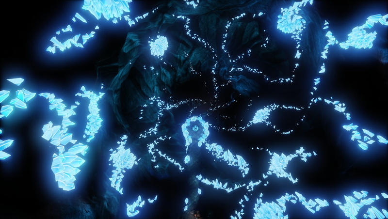 crystal, cave, Glowing, A Story About My Uncle, 720P, blue, video games