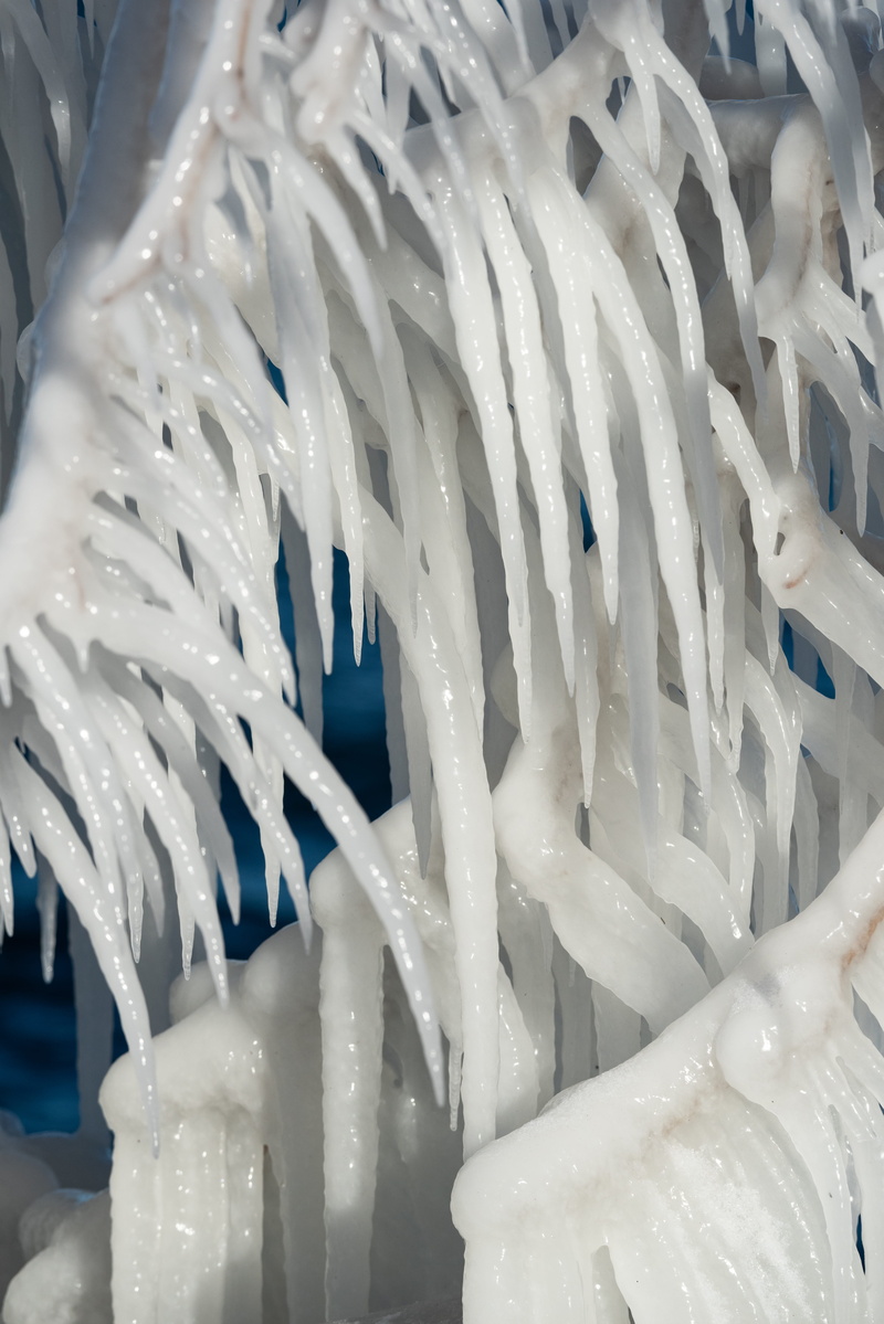 brush, sea anemone, Winter, white, large group of objects, wellbeing, food and drink, icicle, Frozen, still life, pattern, cave, no people, snow, full frame