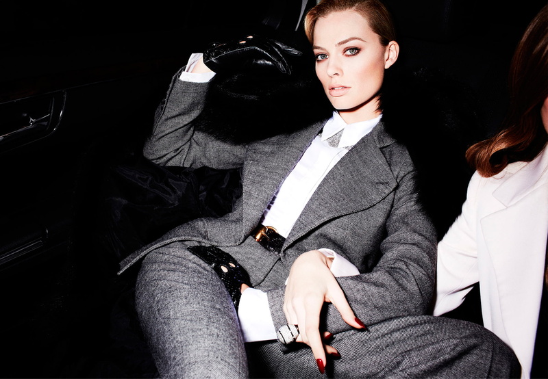 photoshoot, Violet Grey, Margot Robbie, 1080P