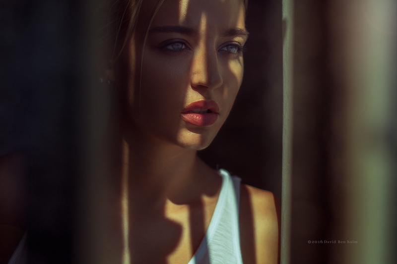 portrait, 1080P, face, Lea Benattia, eyes, David Ben Haïm, women