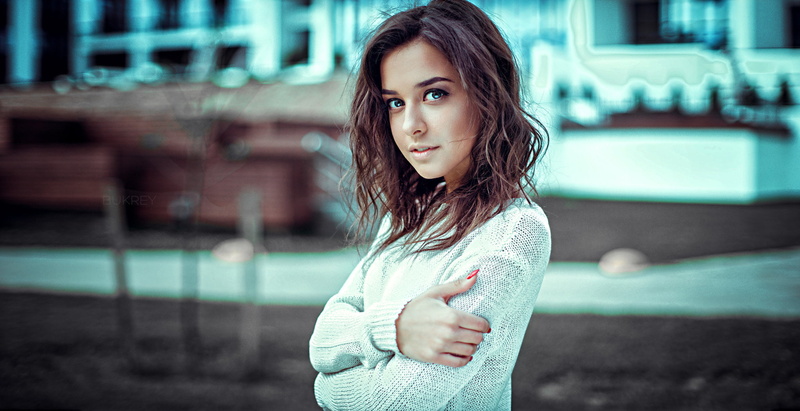 emotion, urban Scene, relaxation Exercise, females, long hair, outdoors, Kirill Bukrey, strength, beautiful woman, sweater, girl, hair, sweatshirt, young women