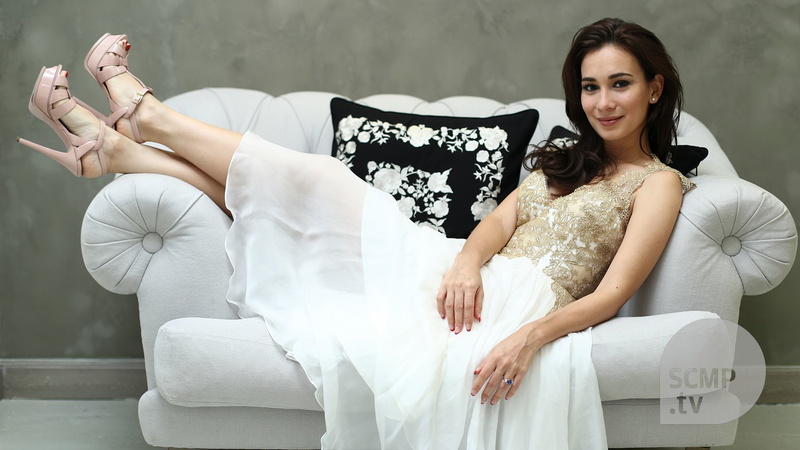 Dress, Actress, Smile, High Heels, Celina Jade, Chinese, Brunette, Actresses, 1080P