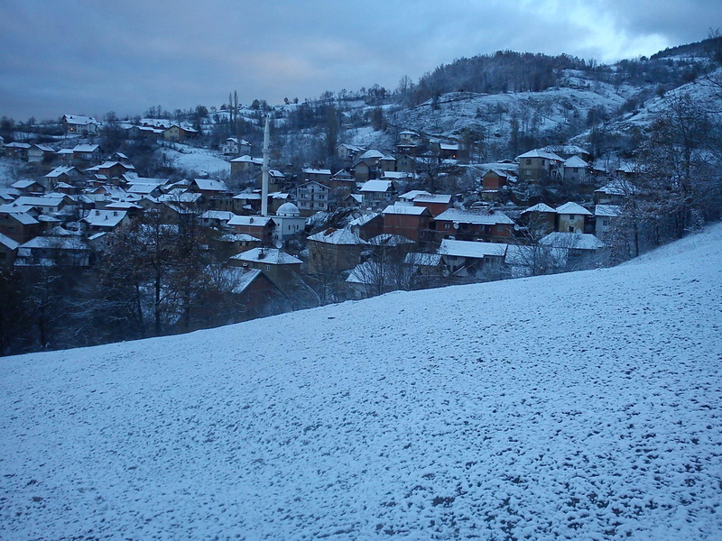 srbija, village, nature and landscapes, kosovo, vilage, serbia, snow, 1080P