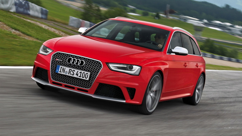 1080P, Audi RS4, red cars, car, vehicle, Audi