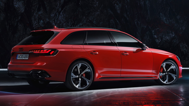 Red Car, 1080P, Audi, Audi RS4 Avant, Luxury Car, Station Wagon, Audi RS4, Car