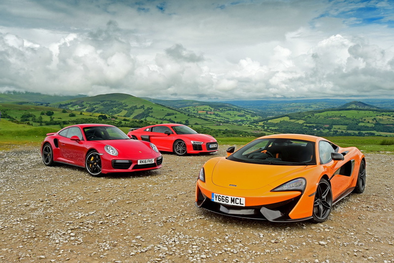 scenics - nature, cloud - sky, transportation, Orange Car, nature, non-urban scene, Car, tranquility, Vehicles, Supercar, day, motor vehicle, Sport Car