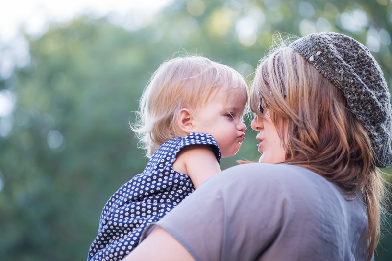 childhood, baby, floral, hair, fun, people, cheerful, child, ring, outside, lifestyles, carrying, cap, mother, nature, dots, small, woman, hat, togetherness