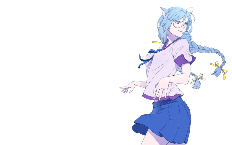 1080P, Anime, Tsubasa Hanekawa, Black Hanekawa, Monogatari (Series)