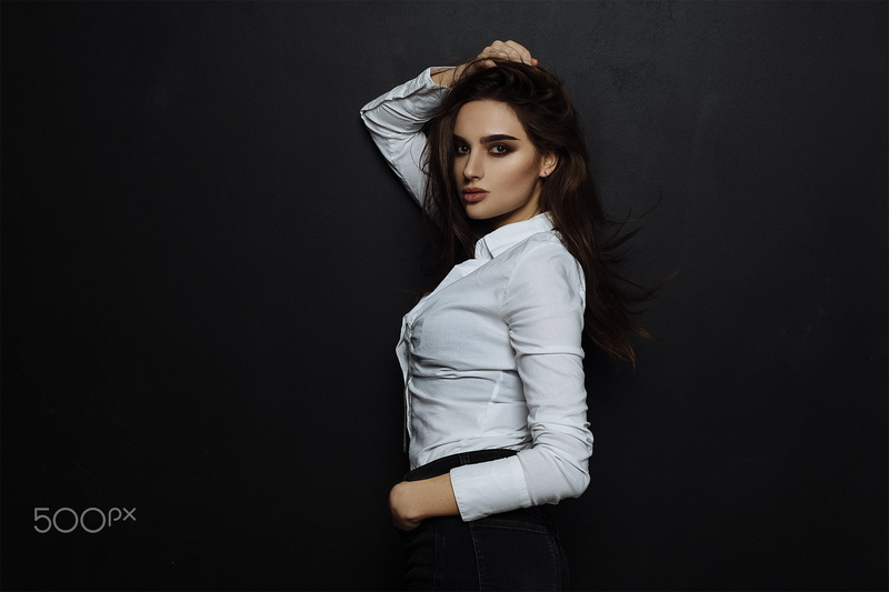 standing, contemplation, hairstyle, one person, young women, 500px, fashion, women, beautiful woman, studio shot, beauty, model, hair, young adult, looking at camera