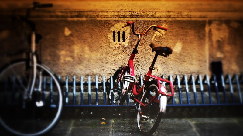 building, hanging, protection, stationary, folding, wall - Building Feature, transportation, day, rusty, mode of Transport, red, architecture, europe, urban Scene