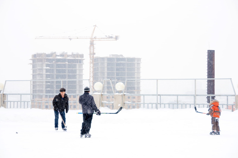 skater, boy, cold, kid, built structure, ice rink, icy, hockey, leisure, activity, skate, outdoors, men, 720P, day, full length, cold temperature, young