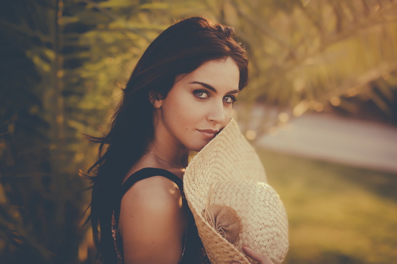 1080P, face, model, Aurela Skandaj, portrait, women, hat
