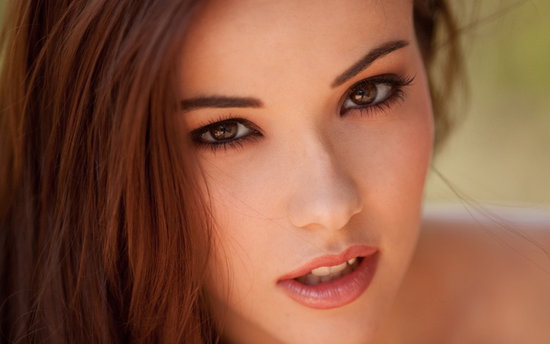closeup, close, elizabeth, x, brunettes, faces, nature, marxs, 2K, art, hd, women