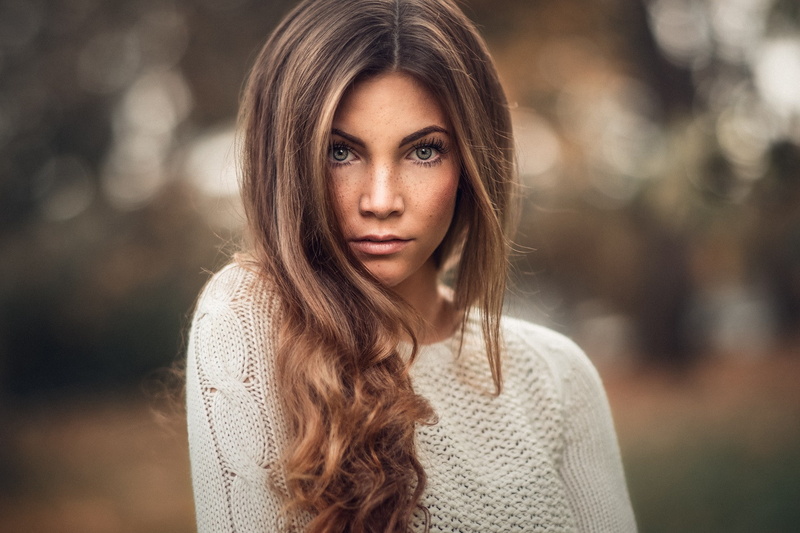 model, females, hair, body part, emotion, brunette, brown hair, Sophie, teenager, sweater, beautiful people, looking at camera, adult, long hair, portrait