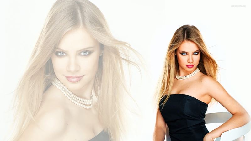 blonde, 1080P, glance, xenia, tchoumitcheva, girls