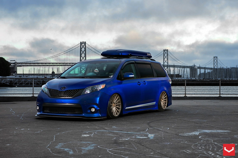 vossen, tuning, 1080P, toyota, wheels, sienna