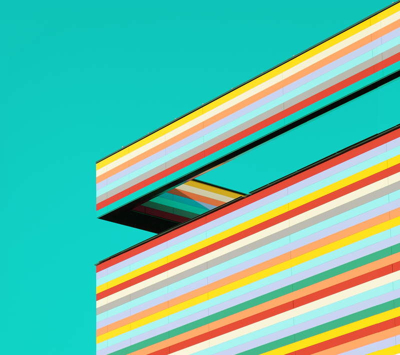 multi colored, pattern, turquoise colored, vibrant color, close-up, HTC Desire, blue background, green color, outdoors, architecture, blue, green background