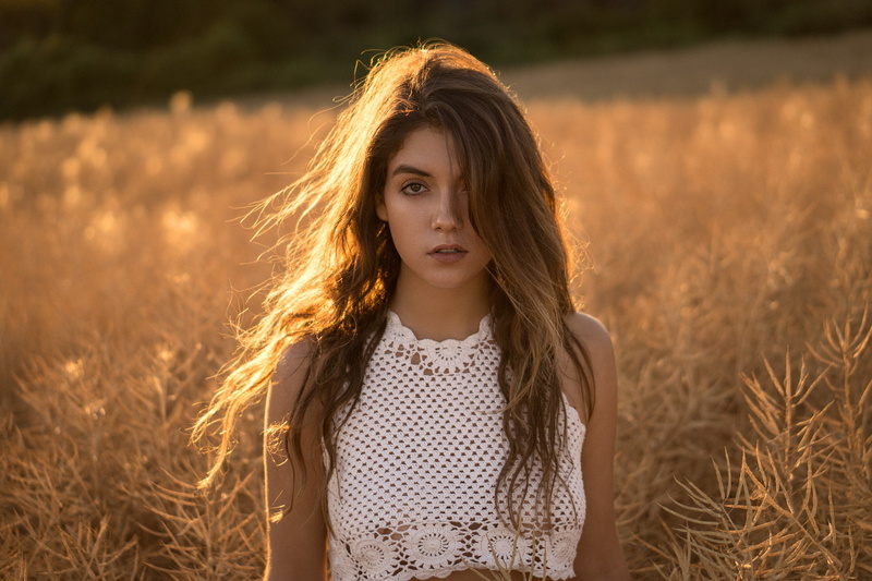 portrait, Martin Kühn, women outdoors, long hair, Marie Zoé, 1080P, women