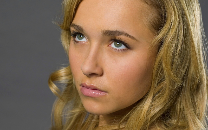 eyes, platinum blonde, blue eyes, looking up, lips, 1080P, Hayden Panettiere, blonde