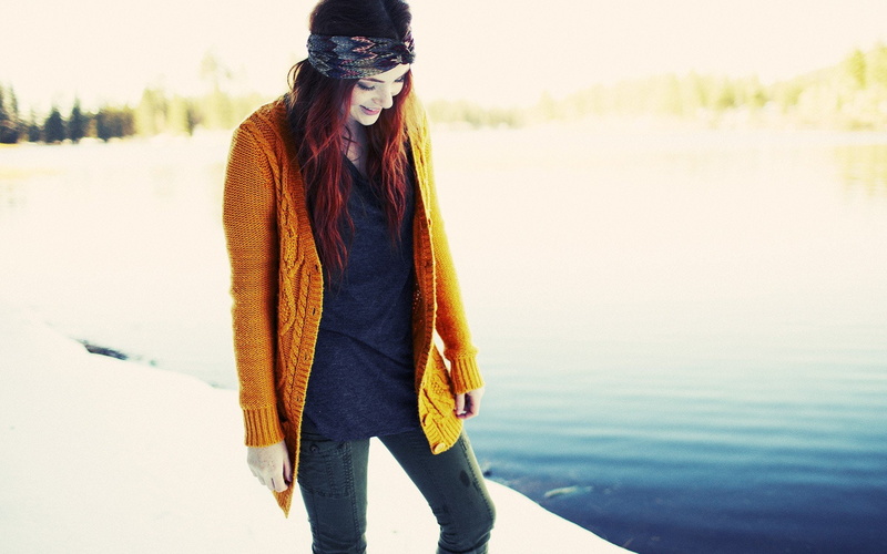 women, cardigan, 1080P