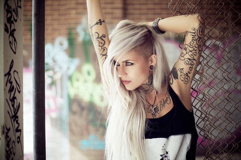 tattoo, 2K, Sara Fabel, model