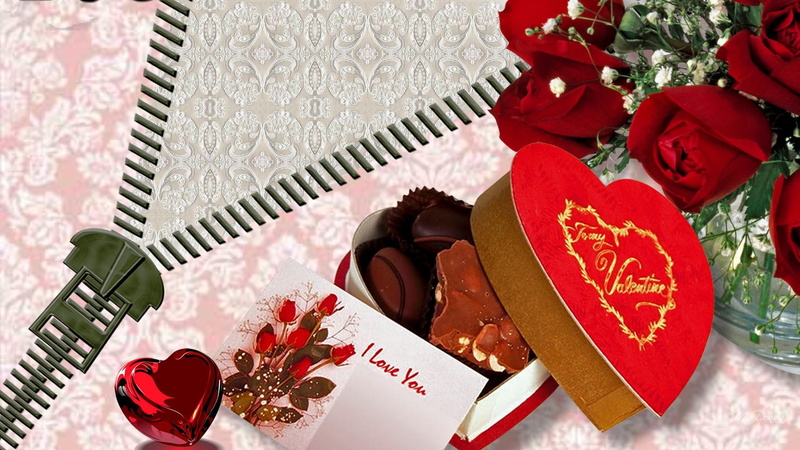 candy, love, abstract, feminine, unzip, hearts, 1080P, babies breath, roses, lace, day, romantric, valentines, gifts, valentin