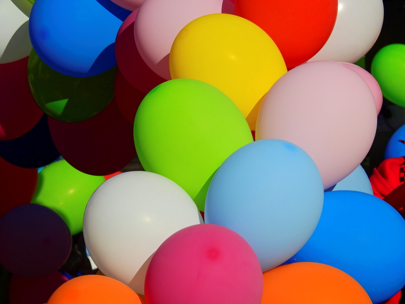 vibrant color, red, blue, childrens birthday, color, party - social event, birthday, holiday, assorted, indoors, balloon, close-up, event, large group of objects