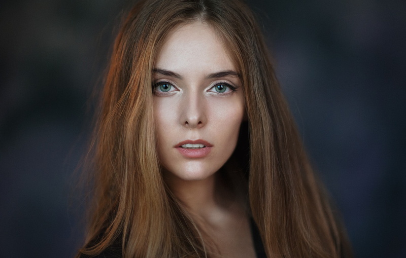 close-up, face, women, 1080P, focus on foreground, headshot, brown hair, teenager, looking at camera, beautiful woman, portrait, hairstyle, long hair
