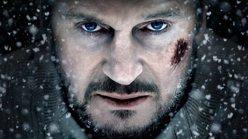one person, facial hair, cold temperature, aggression, beard, emotion, men, adult, eye, Liam Neeson, snowing, movies, contemplation, headshot, serious