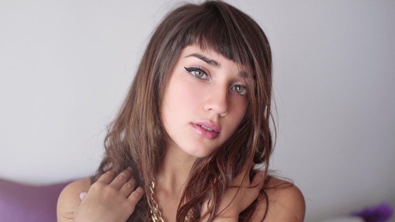 Lovelace Suicide, brunette, hazel eyes, women, 1080P