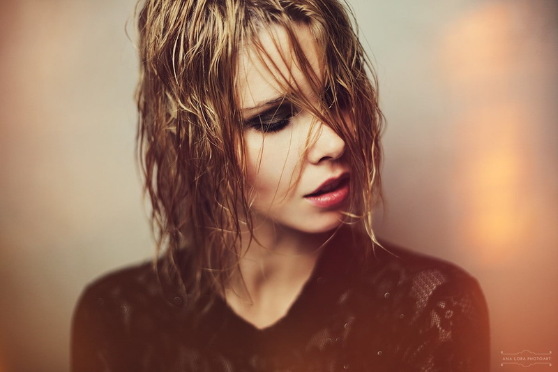 smoky eyes, 480P, women, blonde