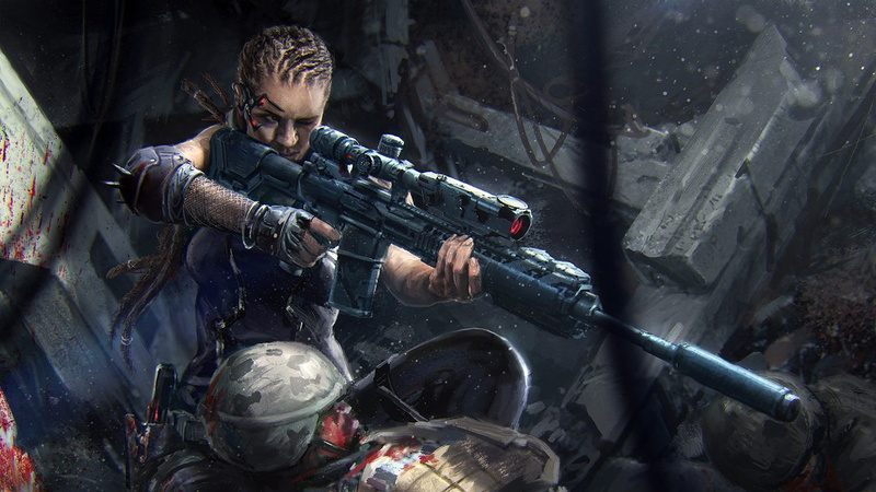 sniper, bogdan marica, Concept weapon, futuristic sniper, 1080P