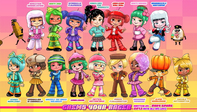 Wreck-It Ralph, Movie, Candlehead (Wreck-It Ralph), Rancis Fluggerbutter, Vanellope von Schweetz, Taffyta Muttonfudge, Jubileena Bing-Bing, 720P, Ralph