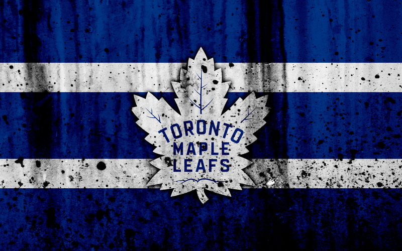 Logo, Toronto Maple Leafs, 4K, Emblem, NHL, Hockey