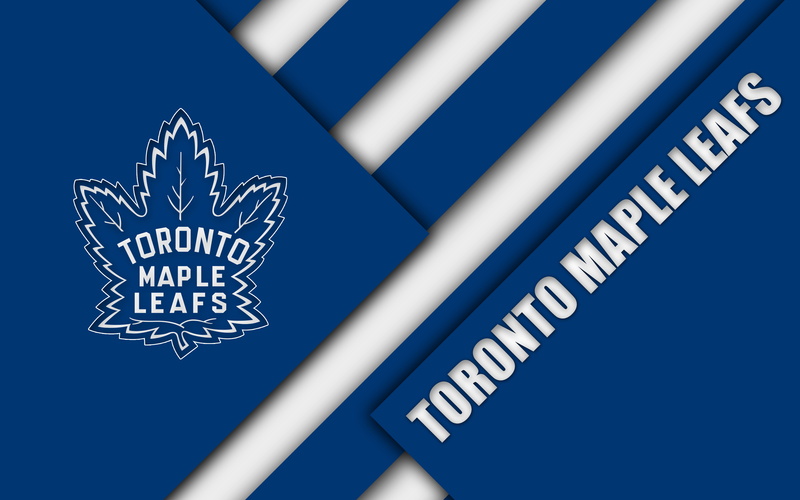Hockey, Emblem, Logo, Toronto Maple Leafs, NHL, 4K
