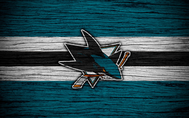 Logo, Emblem, San Jose Sharks, 4K, NHL, Hockey