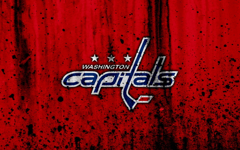 Logo, 4K, NHL, Emblem, Washington Capitals, Hockey