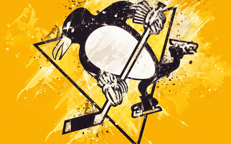 4K, Hockey, Emblem, Pittsburgh Penguins, Logo, NHL