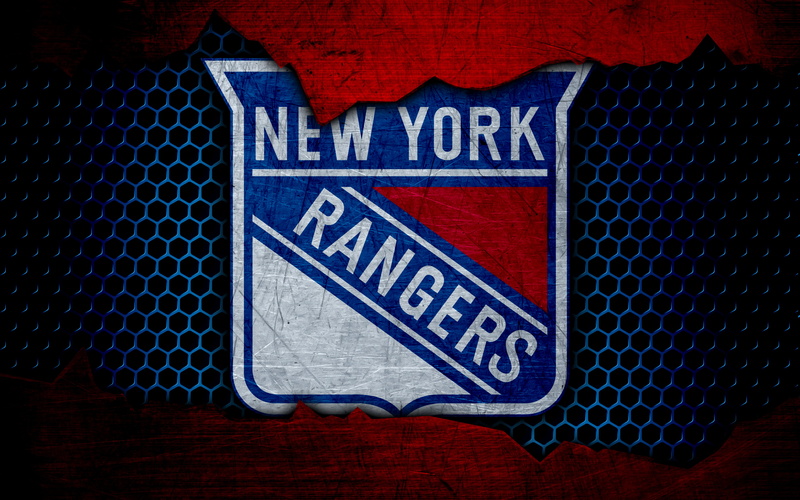 Logo, Emblem, 4K, Hockey, NHL, New York Rangers