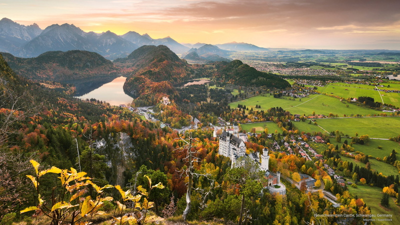 2K, Europe, germany, castle, neuschwanstein, schwangau