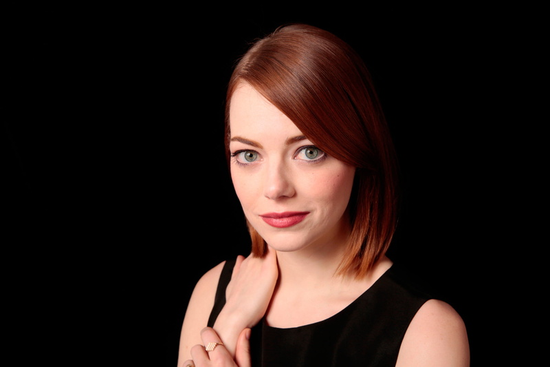 human face, beautiful woman, studio shot, photoshoot, portrait, adult, looking at camera, Emma Stone, indoors, fashion, smiling, redhead, young women, hairstyle