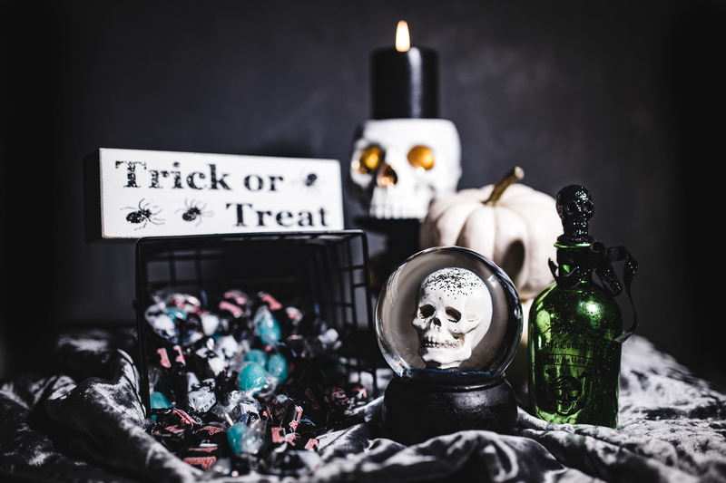 container, candle, black background, spooky, moody, fall, 5K, decor, dark, autumn, halloween, celebration, scary, no people, decoration, fire, close-up