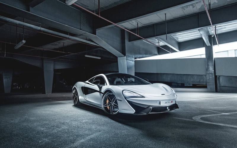 1080P, Parking, McLaren, White, s, 570S, 2015, Supercar
