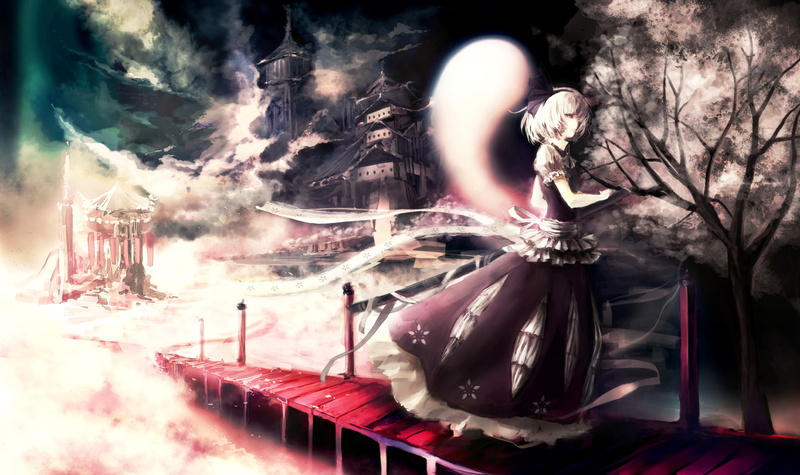weapon, touhou, hair, iori, 720P, sword, dress, youmu, short, white, katana, konpaku